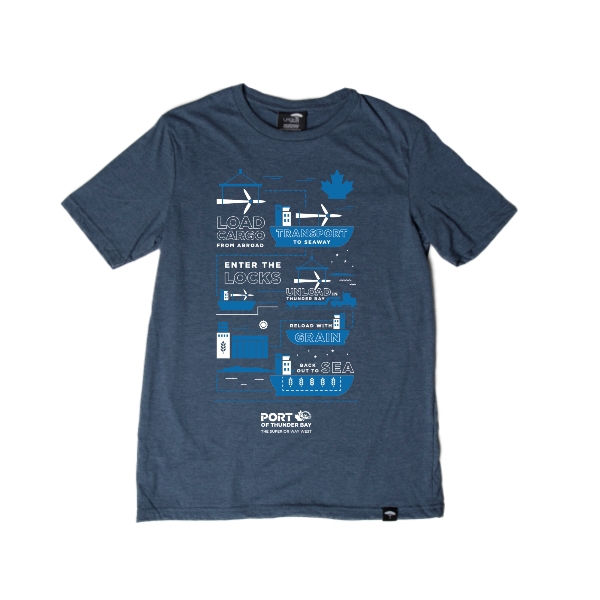 Port of Thunder Bay Flow Chart Tee