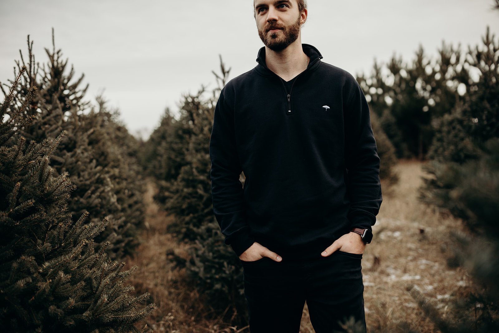 Unisex Quarter-Zip Sweaters made in canada