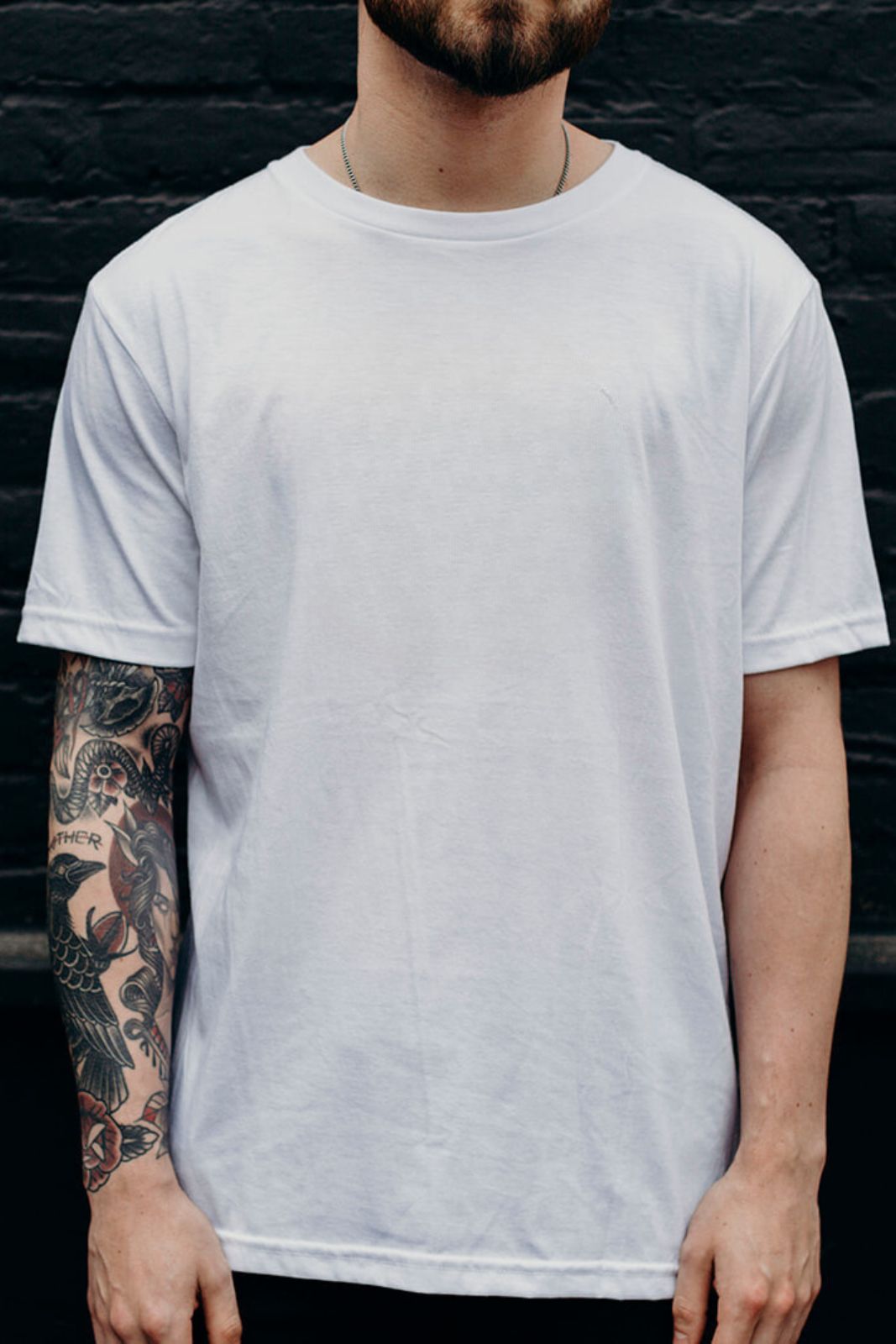 Blank Tee -White