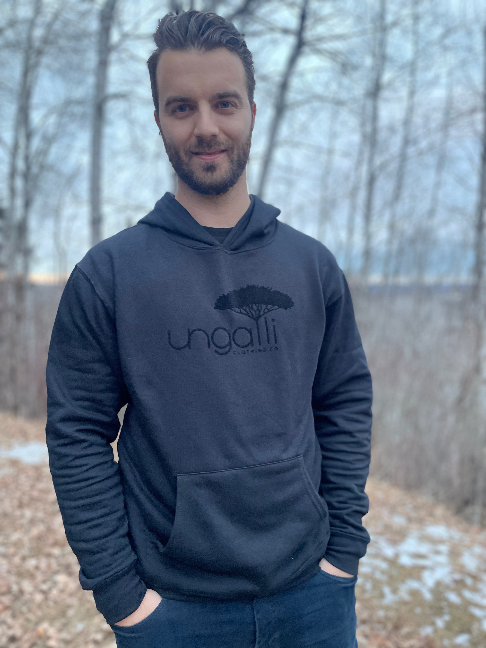 Luxe Velvet Logo Hoodie
