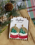 Christmas Clayhouse Colours Earrings