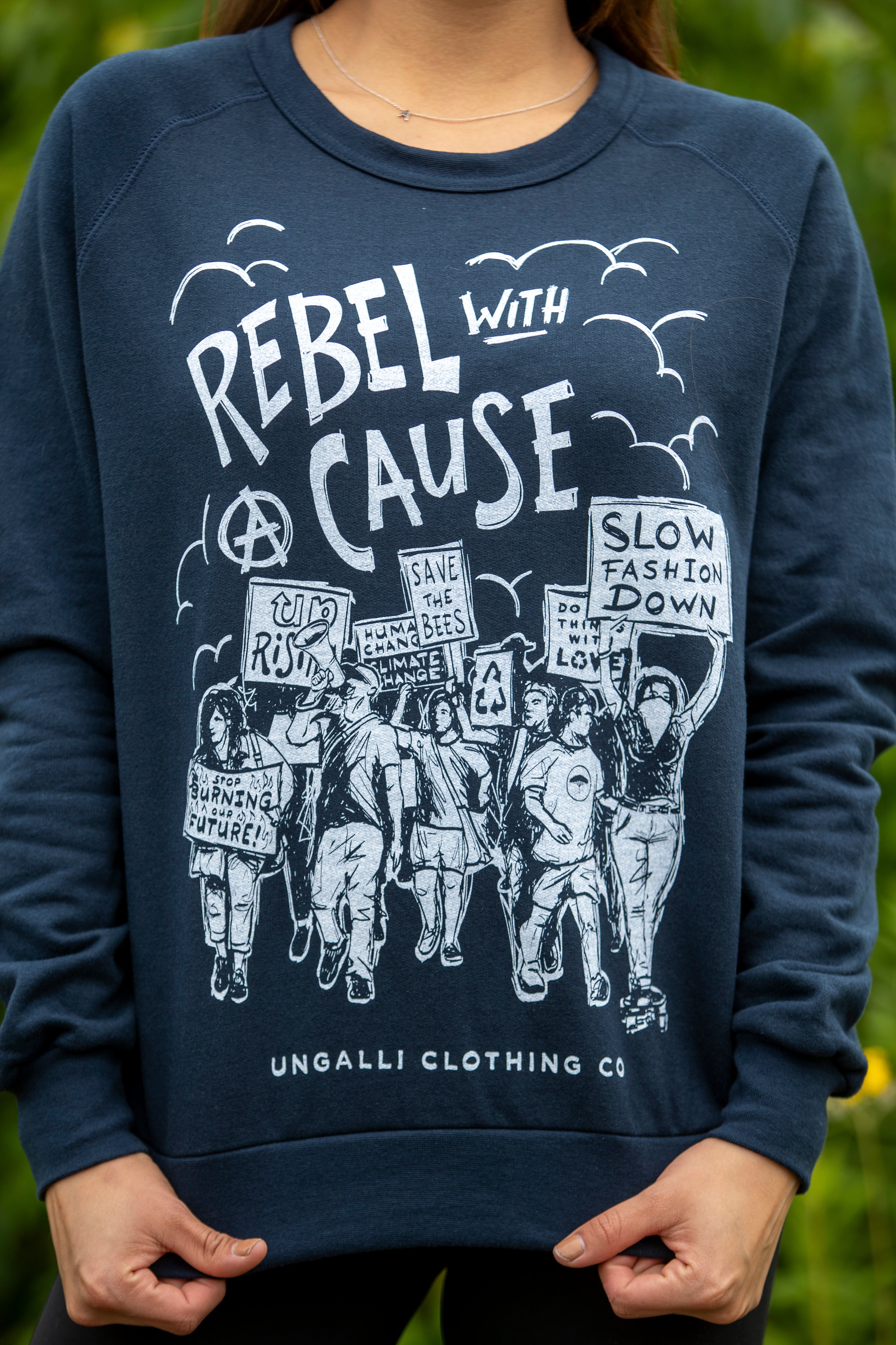 Rebel Crewneck Pullover – Ungalli Clothing Co.