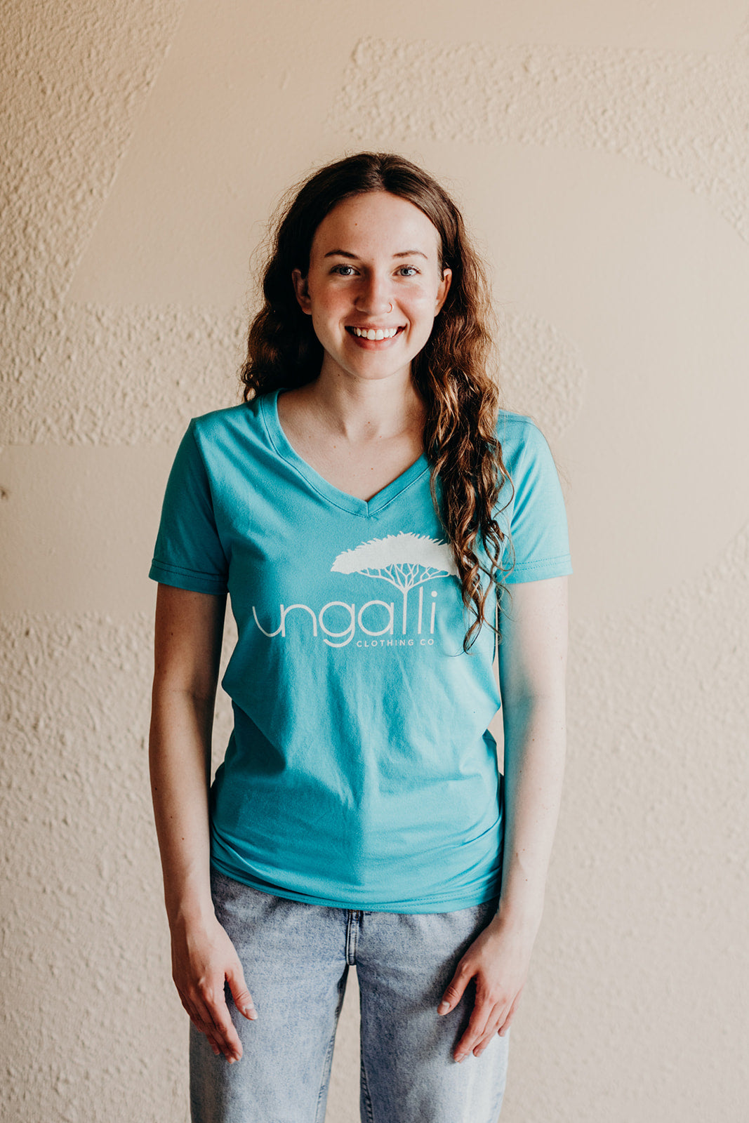 Women's Teal Logo Tee