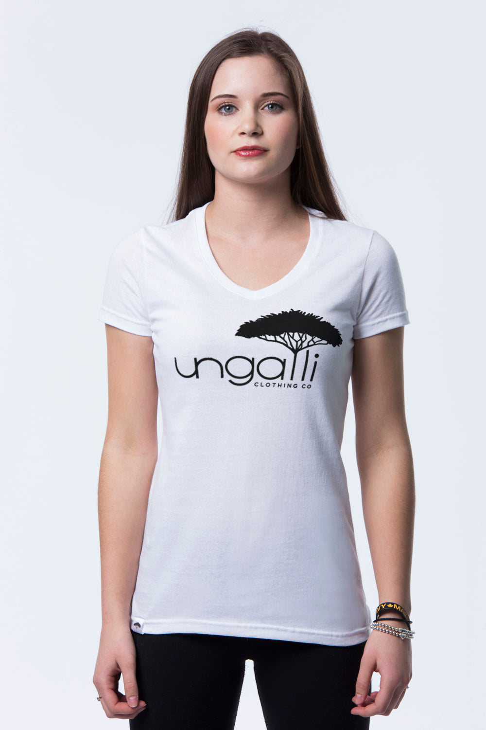 Classic White Ungalli V-Neck