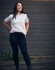 Women's ethically sourced short sleeve grey pocket t-shirt