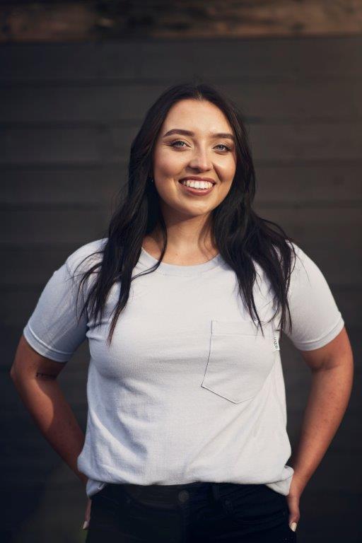 Women's ethically sourced short sleeve grey pocket t-shirt