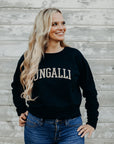 Collegiate Cropped Sweater