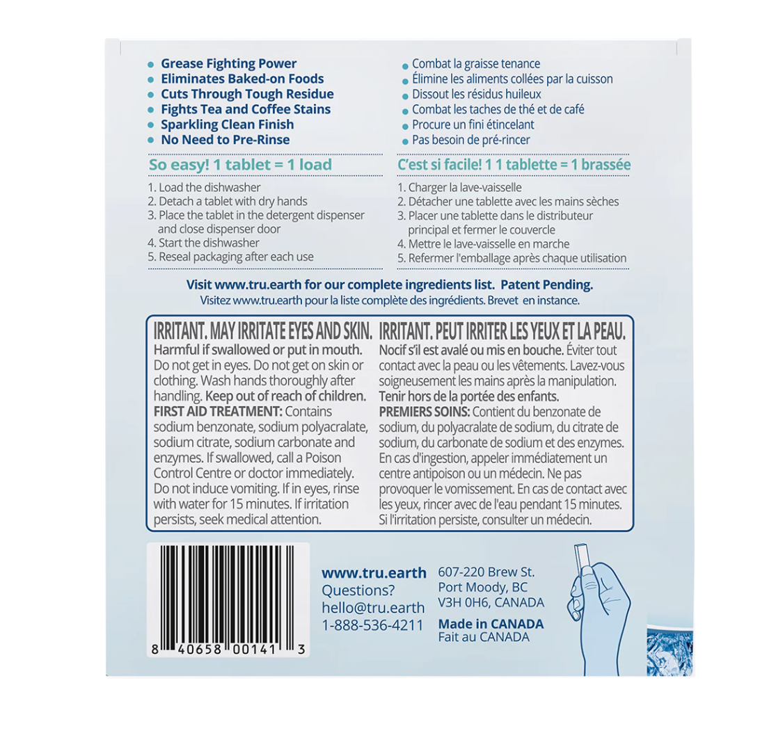 Tru Earth Dishwasher Detergent Tablets
