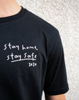 black unisex organic t-shirt