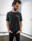 black unisex organic t-shirt