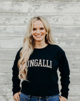 Collegiate Cropped Sweater