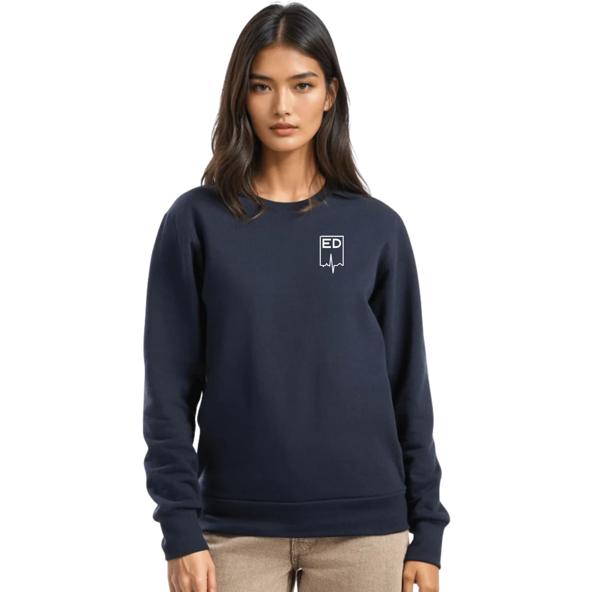 ED - Navy Crew Neck Sweater