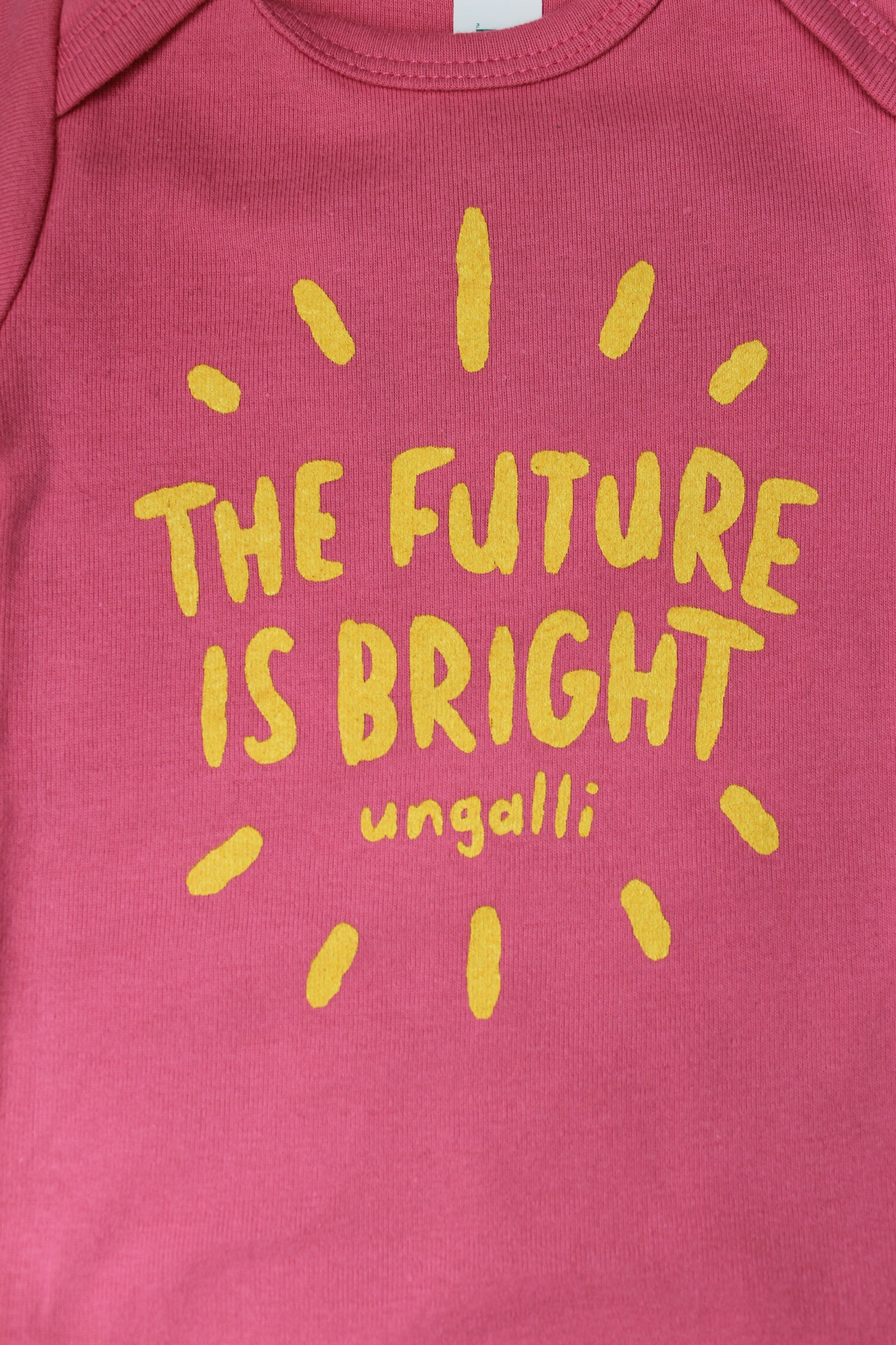 Future Is Bright Organic Onesie