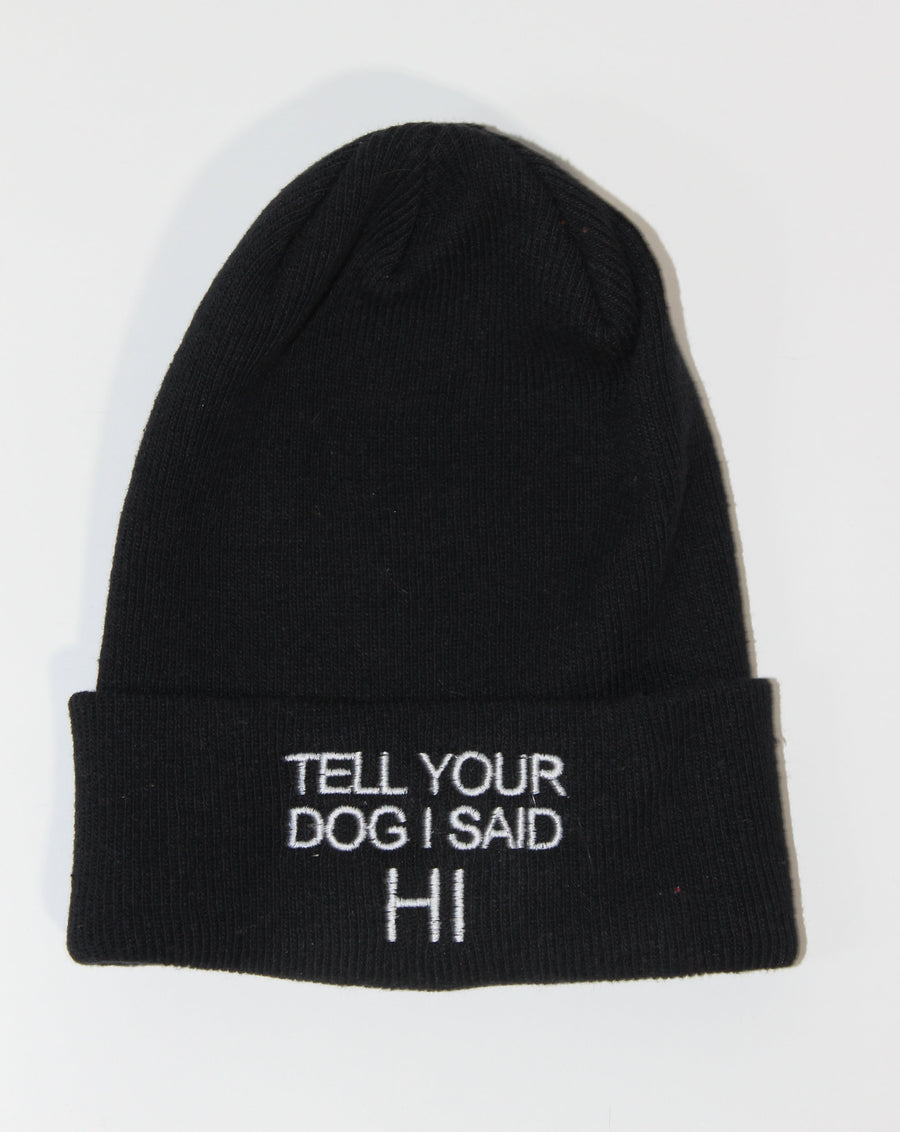 Tell Your Dog Recycled Toque