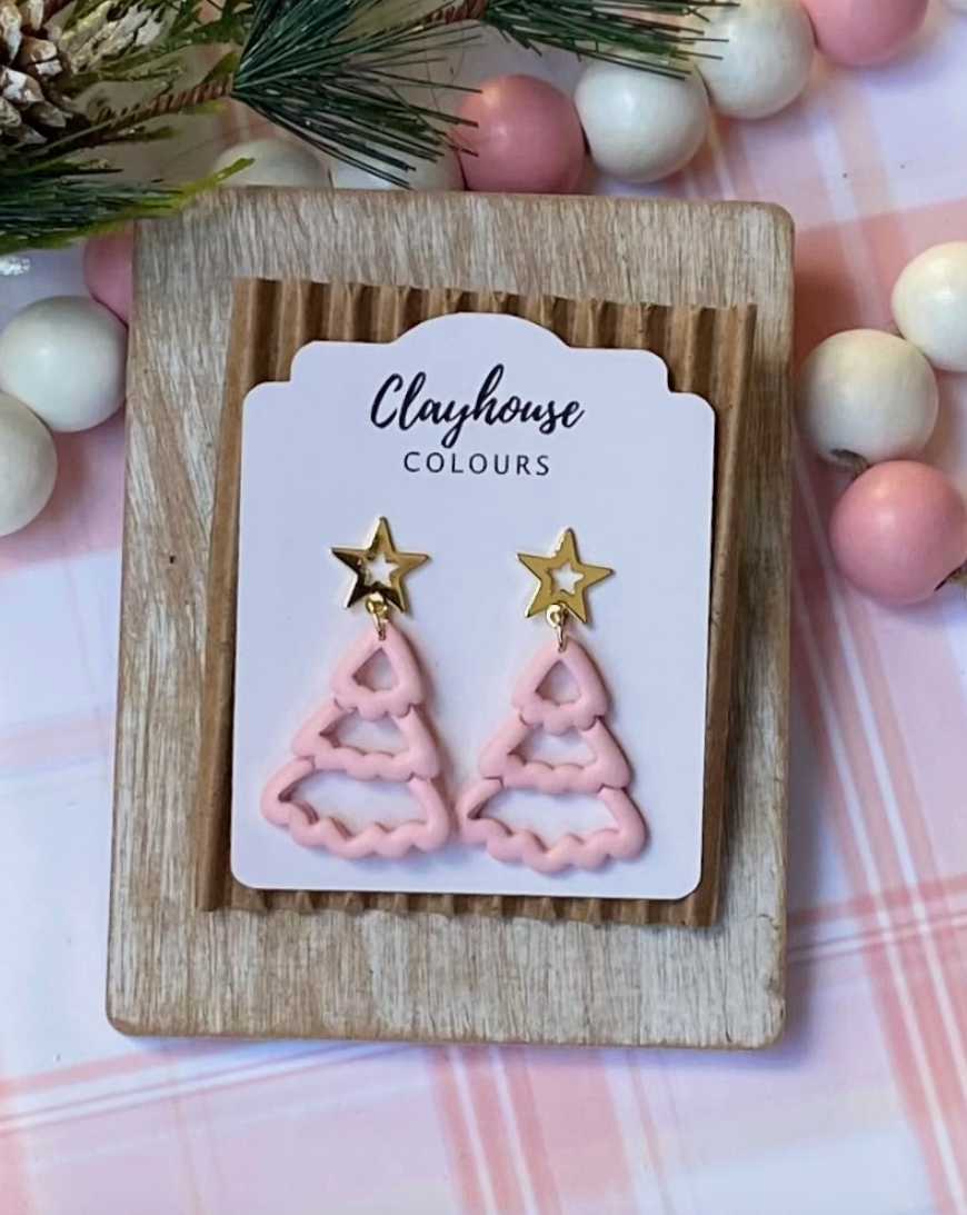 Christmas Clayhouse Colours Earrings