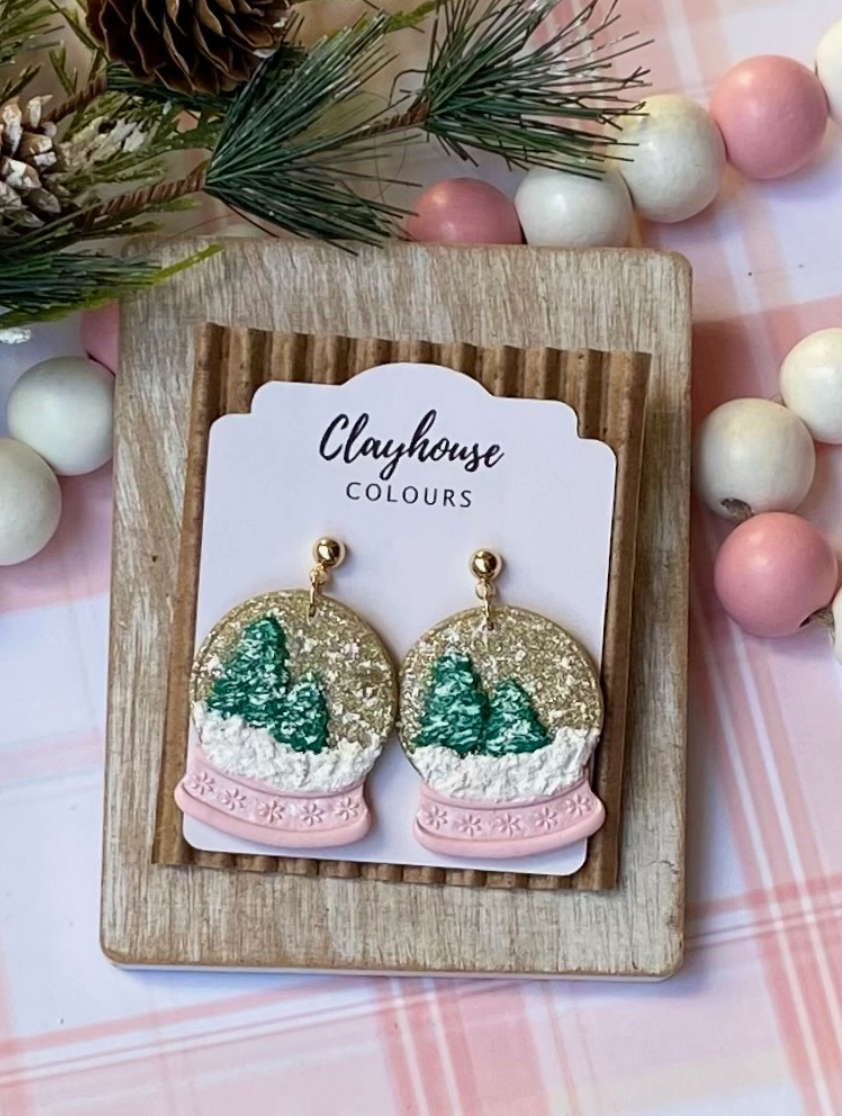 Christmas Clayhouse Colours Earrings