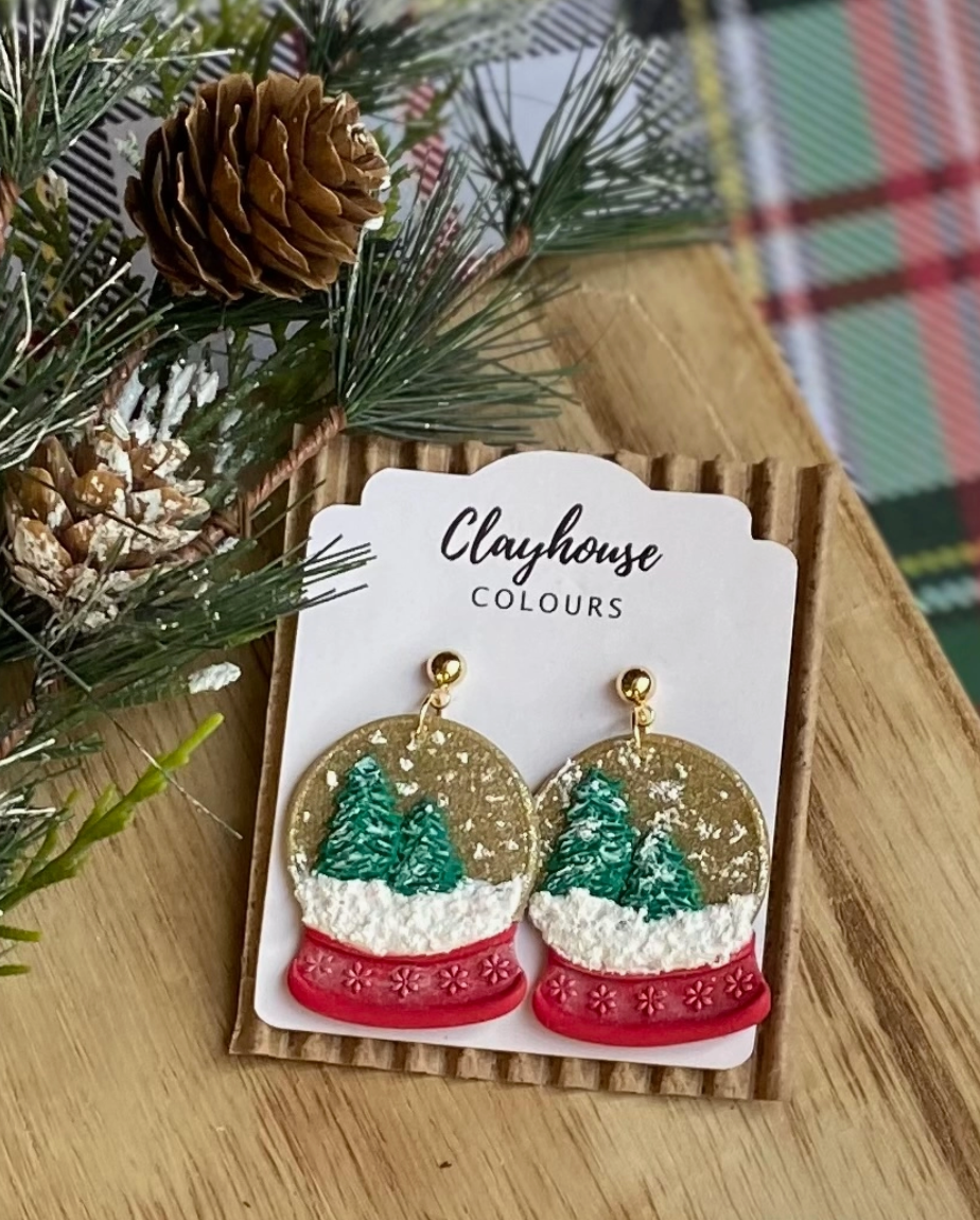 Christmas Clayhouse Colours Earrings