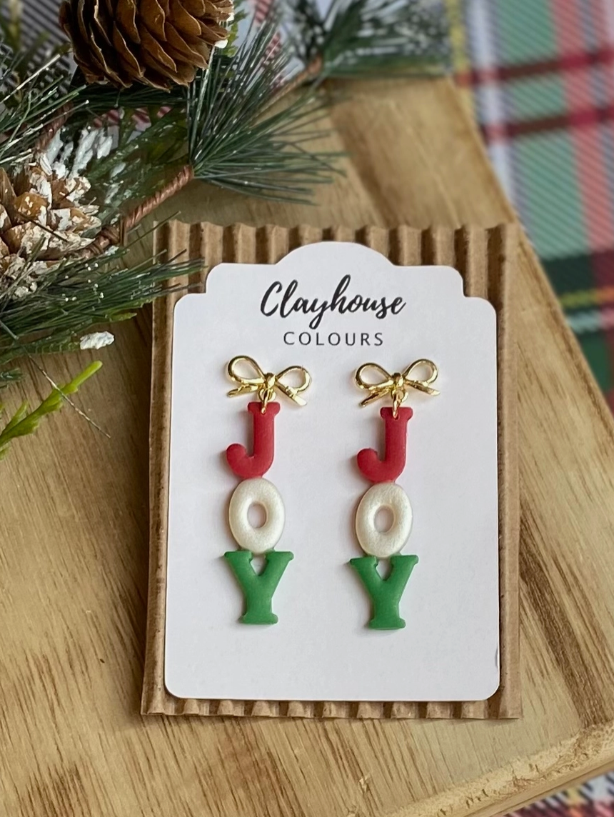 Christmas Clayhouse Colours Earrings