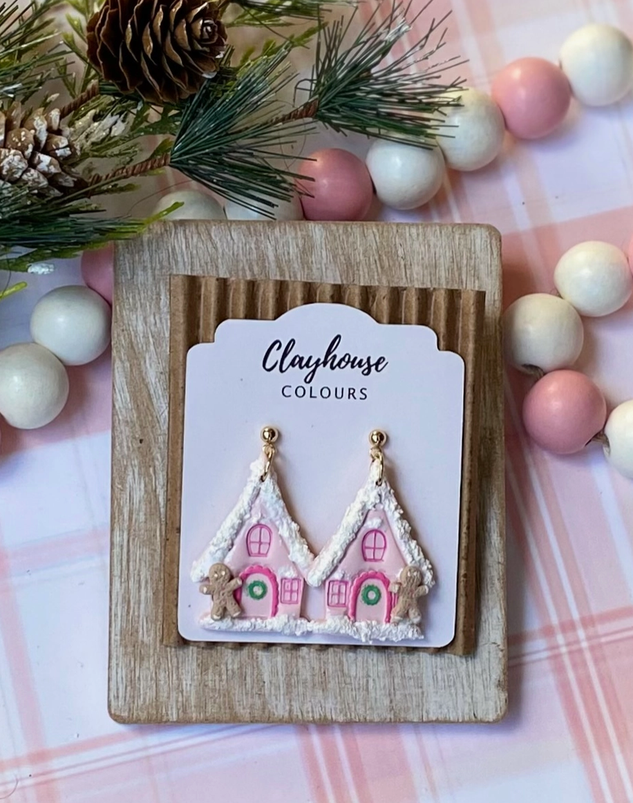 Christmas Clayhouse Colours Earrings