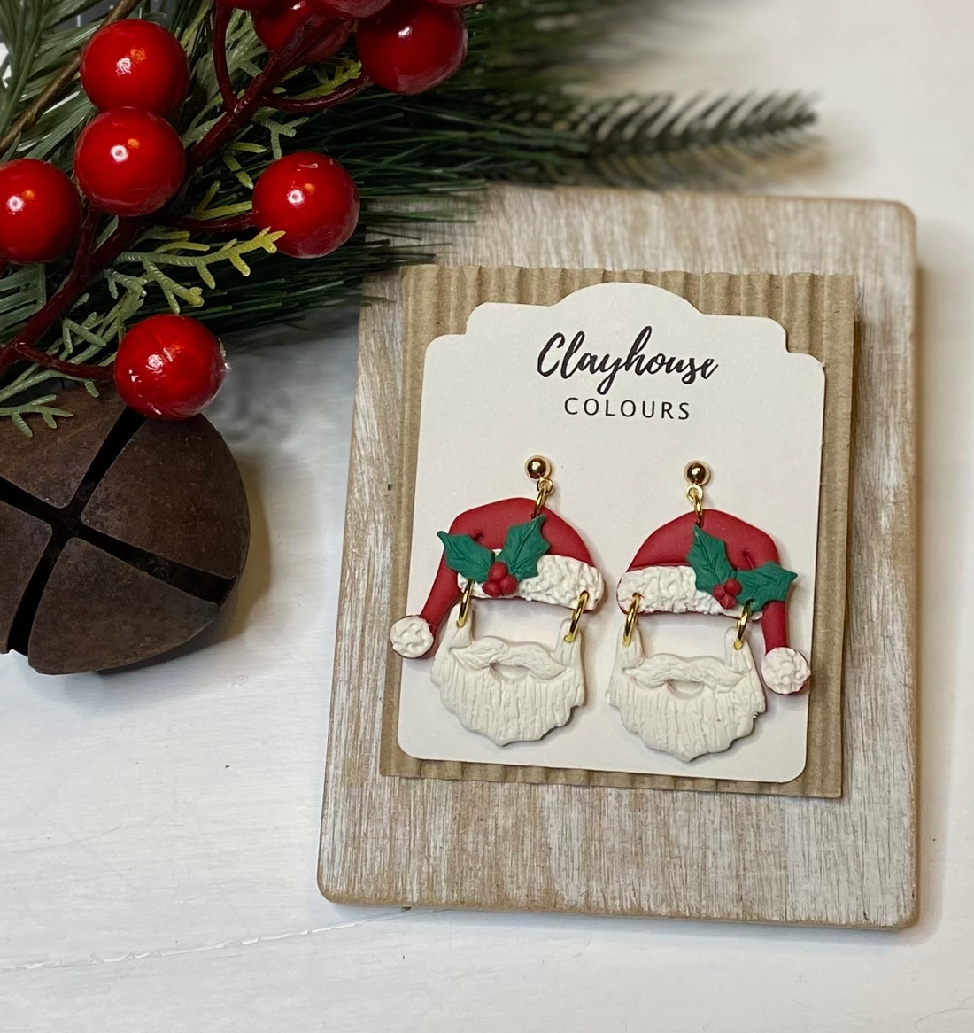 Christmas Clayhouse Colours Earrings