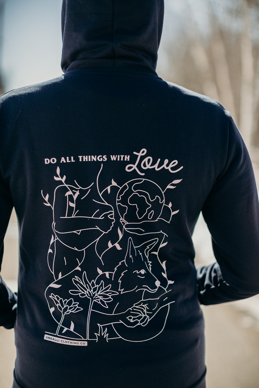 Do All Things With Love Hoodie