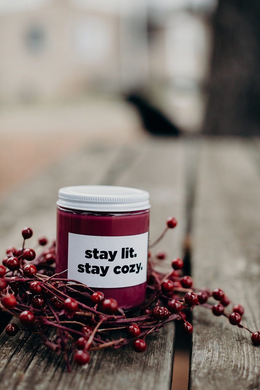 Stay Lit. Stay Cozy.  Waxxed Candle Co.