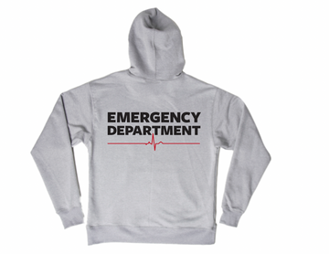 ED - Grey Pullover Hoodie