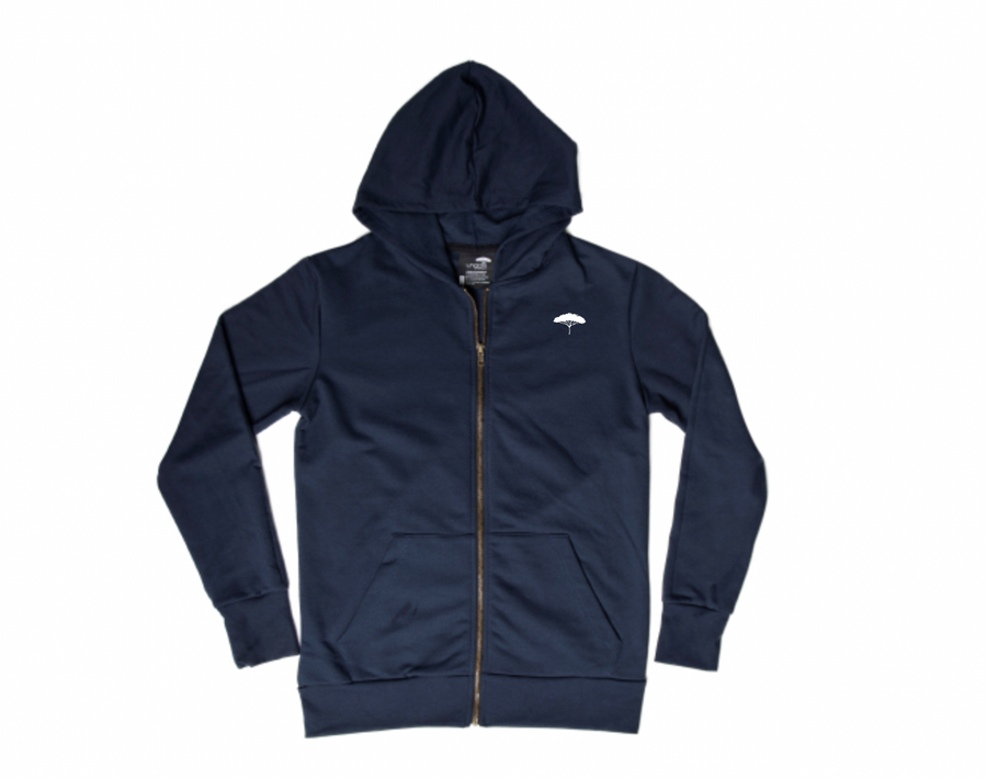 ED - Navy Zip Hoodie