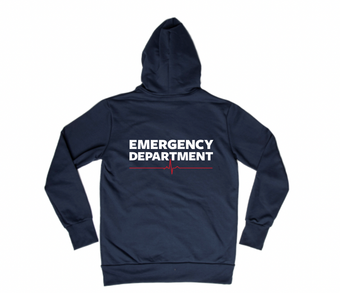 ED - Navy Zip Hoodie