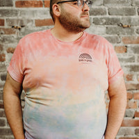 Organic unisex rainbow pride t-shirt