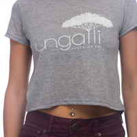 Ungalli Grey Cropped Tee