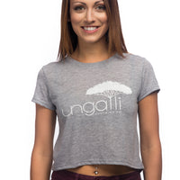 Ungalli Grey Cropped Tee